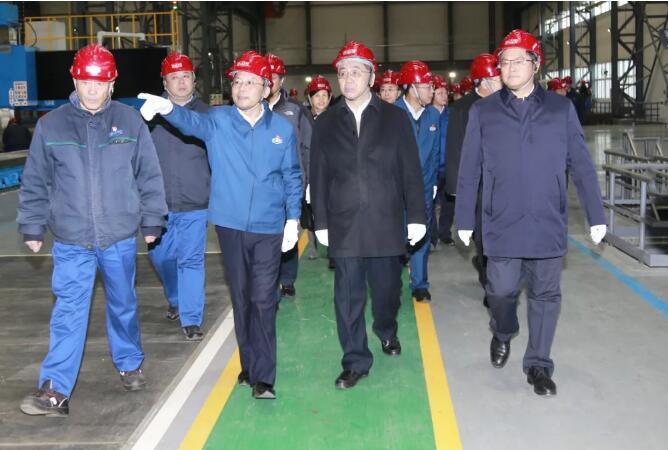 雷凡培、楊金成到渤船集團調(diào)研