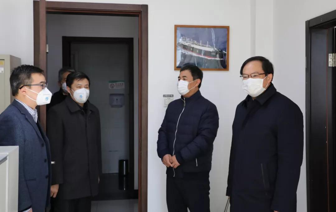楊金成到長城電子、綜合院檢查指導疫情防控和復工復產工作